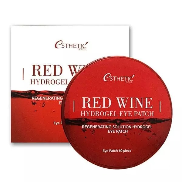 Гидрогелевые патчи для глаз с экстрактом красного вина Esthetic House Red Wine, 60 штук